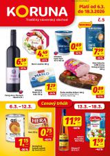 KORUNA leták  s platnosťou 6. 3. - 18. 3. 2026 