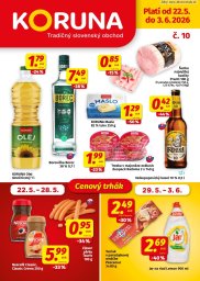 KORUNA leták  s platnosťou 22. 5. - 3. 6. 2026 
